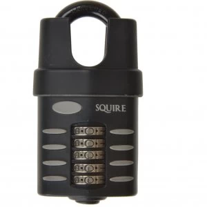 Image of Henry Squire Push Button Combination Padlock Closed Shackle 60mm Standard