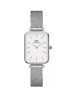 Image of Daniel Wellington Pressed Sterling Watch, Silver, Women