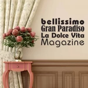 Image of YS2-08 Black Decorative Wall Sticker