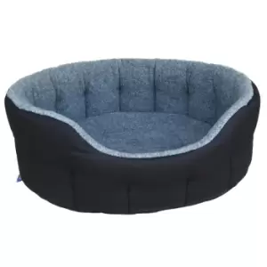 Image of P&L Premium Bolster Dog Bed Black XL