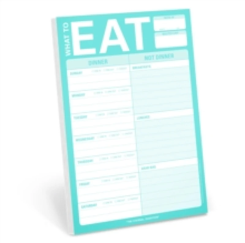 Image of Knock Knock What to Eat Pad (Mint Green) Other printed item