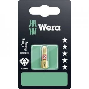 Image of Wera 851/1 BDC SB SiS Philips bit PH 2 Tool steel DLC coated, alloyed D 6.3