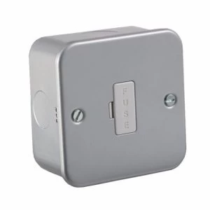 Image of KnightsBridge 13 Metal Clad Fused Connection Spur Unit Without Neon