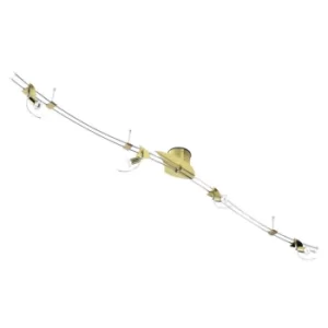 Image of Rail-Set 4 Light Spotlight Bar Aluminum Gx5.3 Bulb