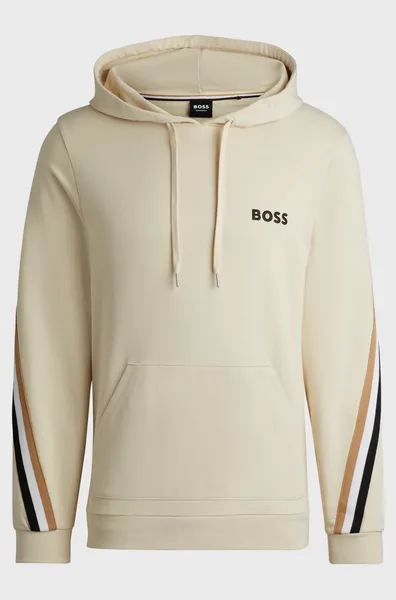 Image of Boss Boss Iconic Hoodie 10241854 01 OTH Hoodies S White 52745701350