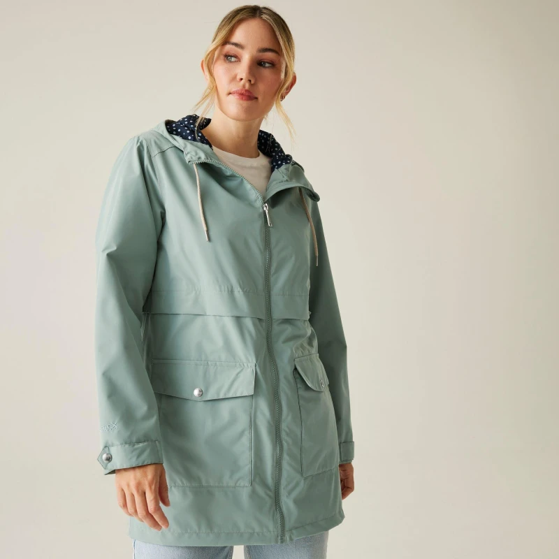 Image of Womens waterproof jacket Regatta Navaeh Vert Female 42