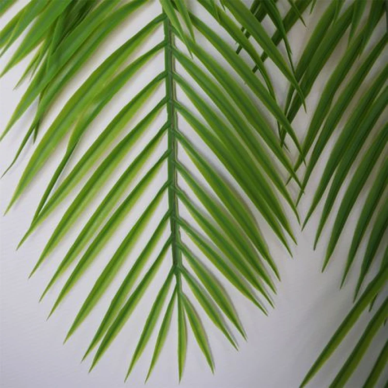 Image of Leaf Pack of 12 x 120cm Artificial Hanging Palm Leaves Plant