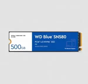 Image of Western Digital Blue SN580 M.2 500 GB PCI Express 4.0 TLC NVMe