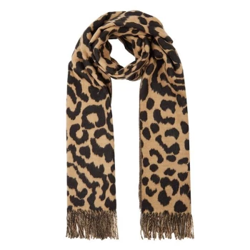 Image of Biba BIBA Printed Cashmink Scarf - Leopard