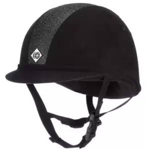 Image of Charles Owen Owen YR8 Sparkly Riding Hat Juniors - Black