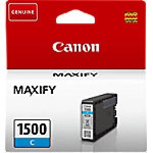 Image of Canon PGI1500 Cyan Ink Cartridge