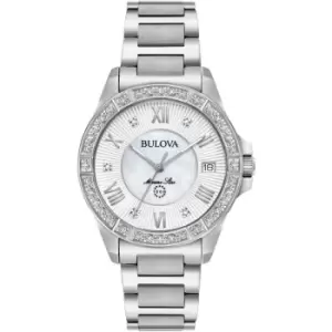 Image of Ladies Bulova Marine Silver Star Watch