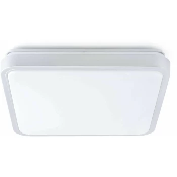 Image of Faro Iris-1 - LED Small Flush Ceiling Light White, Grey
