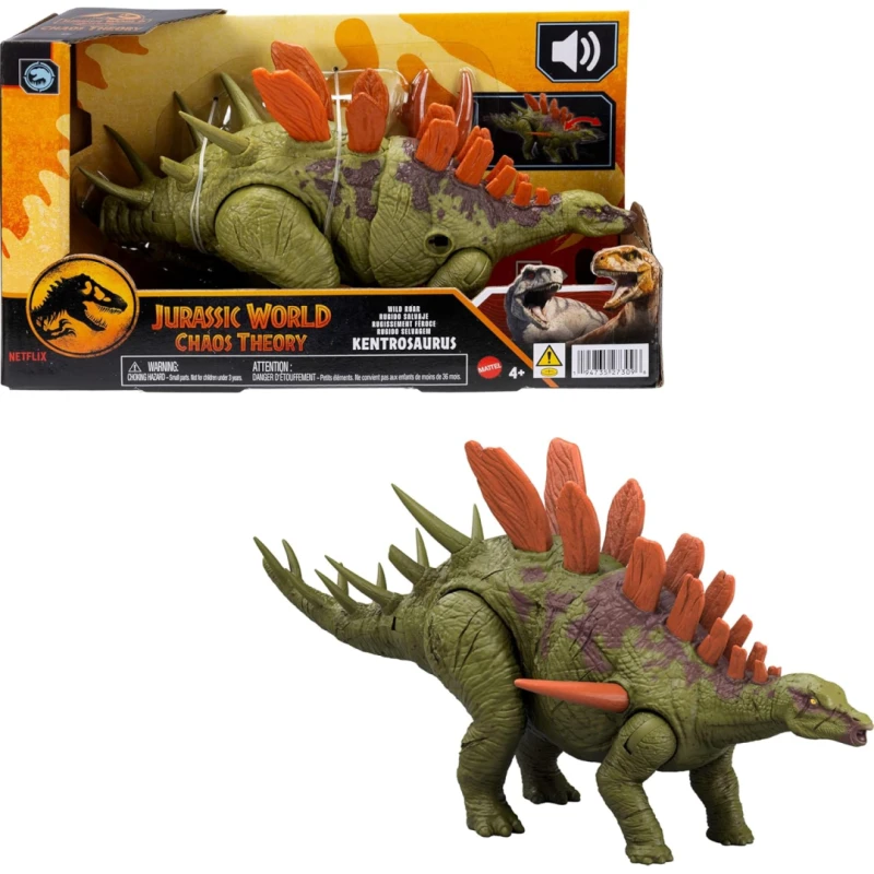 Image of Jurassic World Jurassic World Dinosaur Wild Roar Kentrosaurus Action Figure