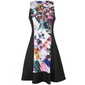Image of DKNY Floral Zip Dress - Multi