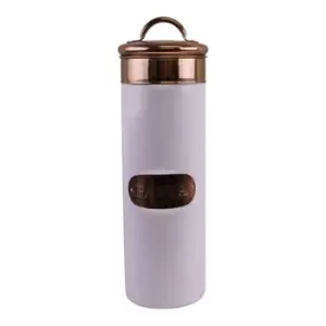 Image of Pasta Tin Copper & White Metal Design