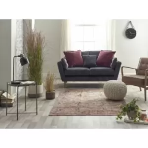 Image of Alhambra 6645c Ivory Red 160cm x 230cm Rectangle - Ivory and Red