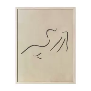 Image of Silhoutte Line Drawing Framed Print - Caspian House