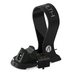 Image of STEALTH SX-C60 Black Charging Station with Headset Stand for Xbox One