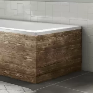 Image of 700mm Wood Effect Bath End Panel - Ashford