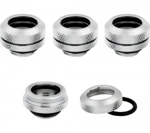 Image of CORSAIR Hydro X Series XF 14mm Compression Fitting - G1/4", Chrome, Pack of 4
