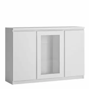 Image of Fribo Sideboard with Central Glazing, white