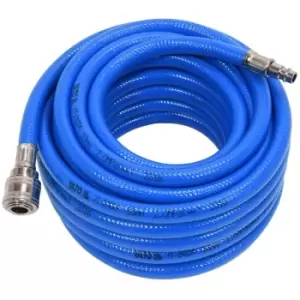 Image of Air Hose with Coupling PVC 10mmx10m Blue - Yato