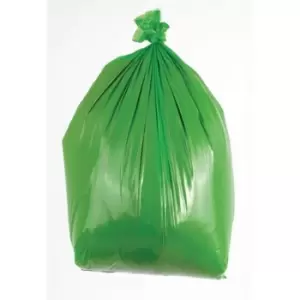 Image of Slingsby 90L Coloured Bin Bags, Green Chsa 15kg