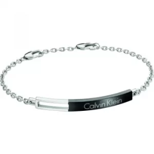 Image of Mens Calvin Klein Stainless Steel Hollow Bracelet