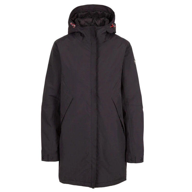 Image of Trespass Overcast Waterproof Jacket Black female 10