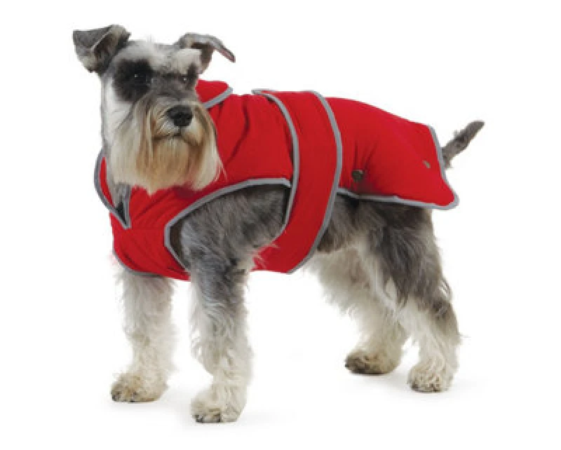 Image of Ancol Waterproof All Weather Stormguard Dog Coat Red