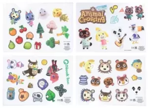 Image of Animal Crossing Stickers Sticker Sets multicolor