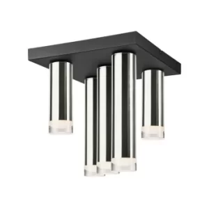 Image of Diego Surface Mounted Downlight Chrome, 5x E27