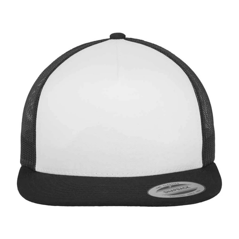 Image of Flexfit Flexfit Men Contrast Trucker Cap in Black One Size Male 5063425912858