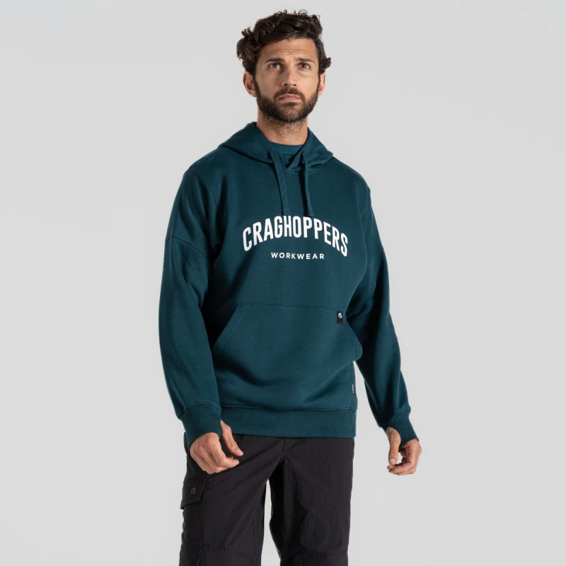Image of Craghoppers Craghoppers Men 'Oulston' High Reach Hoody in Dark Blue Size: X-Large Dark Blue XL Male 5063019678191