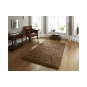 Image of Vista - Plain 2236 Beige 120cm x 170cm Rectangle - Brown and Beige