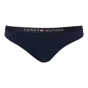 Image of Tommy Bodywear Logo Band Bikini Briefs - Blue