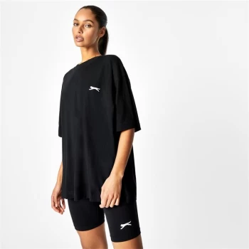 Image of Slazenger x Sophia & Cinzia Crew T-Shirt - Black