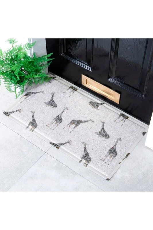 Image of Native Natural Giraffe Pattern Doormat (70 X 40Cm)