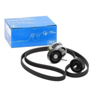 Image of SKF V-ribbed belt set VKMA 38330 Serpentine belt kit,Auxiliary belt kit BMW,3 Touring (E91),3 Limousine (E46),3 Limousine (E90),5 Limousine (E60)