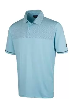 Image of Dash Print Golf Polo Shirt