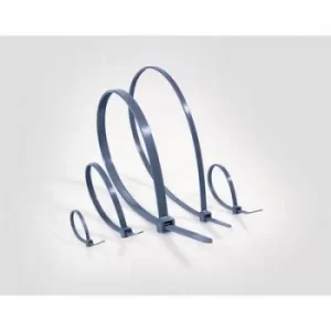 Image of HellermannTyton 111-01664 MCTPP18R-PPMP-BU Cable tie Blue 100 pc(s)