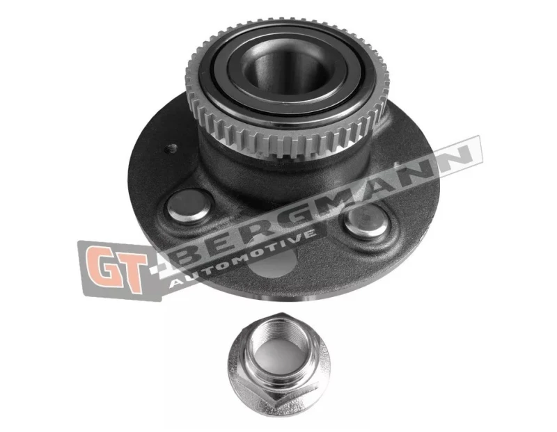 Image of GT-BERGMANN GT24-120 Wheel bearing kit with lock nut, with ABS sensor ring Wheel Bearing Kit (654)