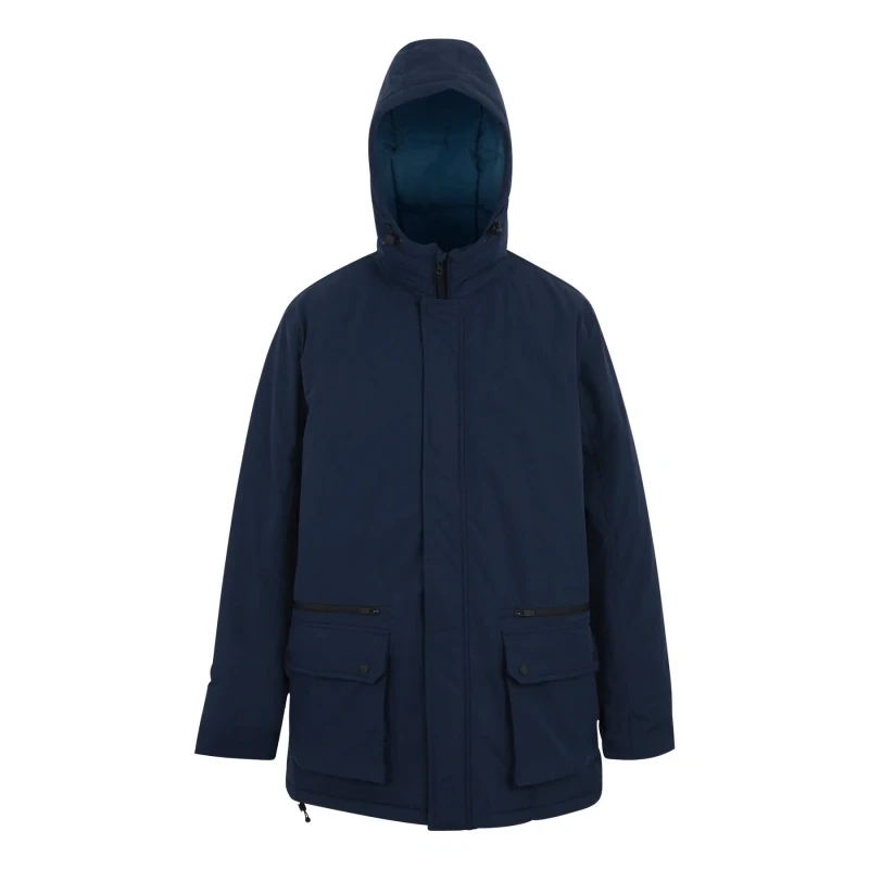 Image of Hooded waterproof jacket Regatta Rhodo Bleu Male 3XL