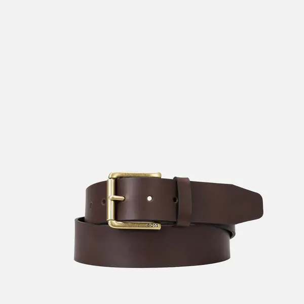 Image of BOSS Joris Leather Belt - 110cm Brown male 50491889-202 XL