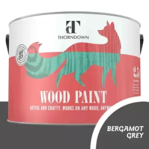 Image of Thorndown Bergamot Grey Satin Interior and Exterior Wood Paint 2.5L