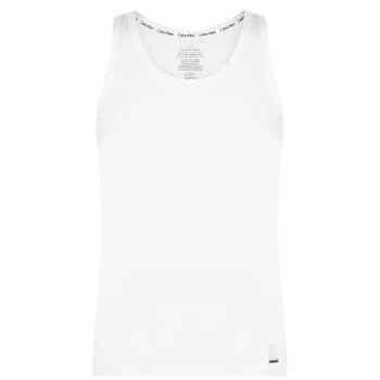 Image of Calvin Klein 2 Pack Cotton Tank Top - White