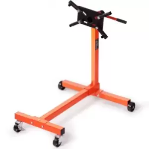 Image of VEVOR Engine Stand, 340 kg Rotating Engine Motor Stand with 360 Degree Adjustable Head, Cast Iron Motor Hoist Dolly, 4-Caster, 4 Adjustable Arms, for