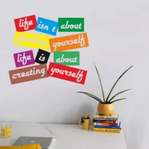 Image of KON037 Multicolor Decorative Wall Sticker