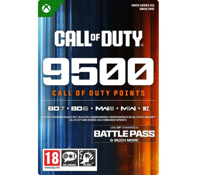 Image of XBOX Call of Duty - 9500 Points 8806188752487